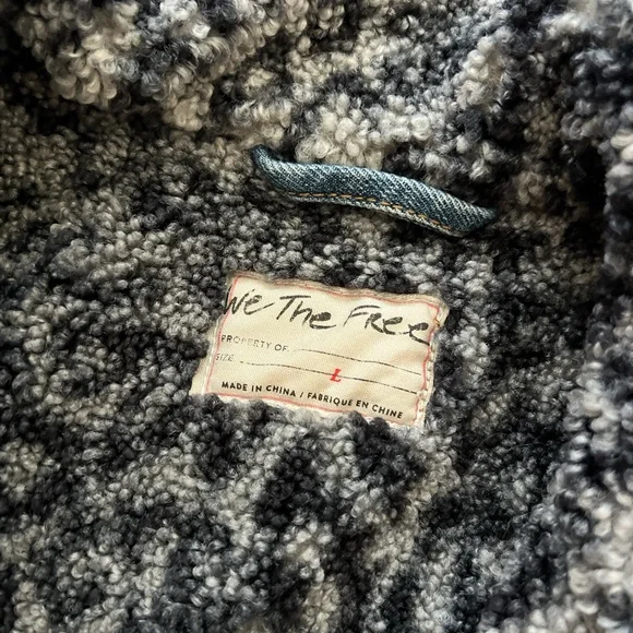 We the Free “Wild Ones” Sherpa-lined Trucker Jacket - Picture 2 of 6
